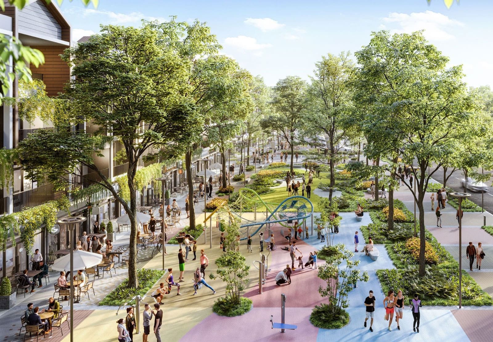 Bốn lợi thế của thương phố Artisan Park tại Bình Dương