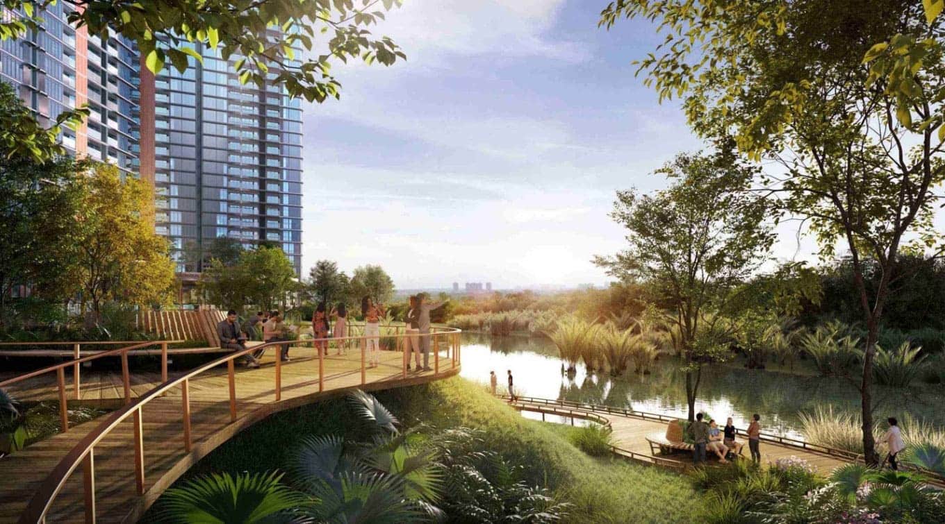 Dự án căn hộ Eaton Park quận 2, TP HCM được phát triển bởi Gamuda Land.