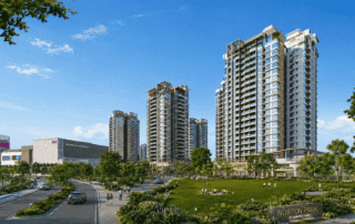 Norton Park kiến tạo không gian sống xanh lý tưởng với mật độ cây xanh bao phủ mang lại không khí trong lành.