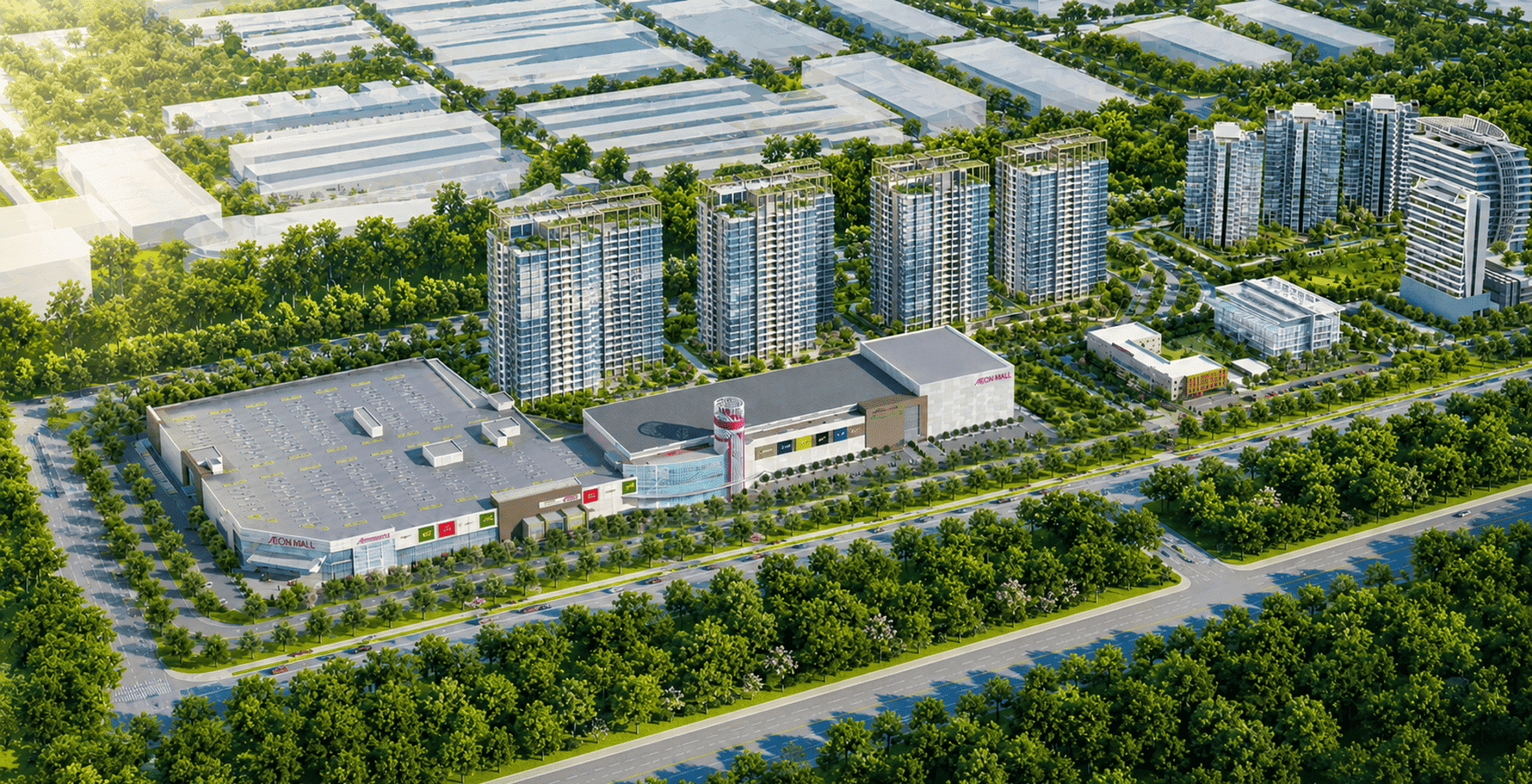 Phối cảnh tổng quan Norton Park nổi bật với quy hoạch đồng bộ, không gian xanh mướt và kiến trúc hiện đại ngập tràn ánh sáng. Phối cảnh tổng quan Norton Park nổi bật với quy hoạch đồng bộ, không gian xanh mướt và kiến trúc hiện đại ngập tràn ánh sáng.